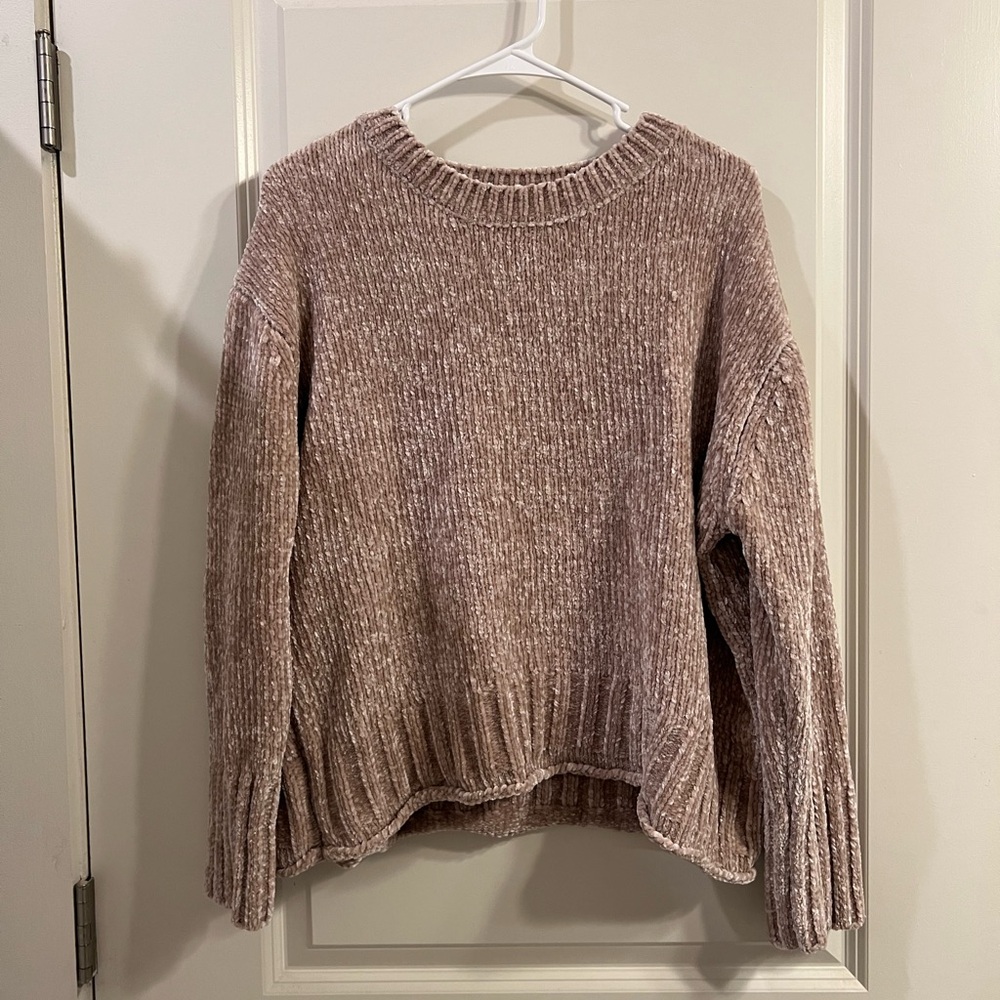 Cynthia Rowley Tan Crew Neck Sweater